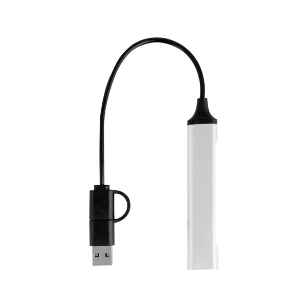 Triple Port Recycled Charging Hub - Triple Port Recycled Charging Hub - Image 3 of 4