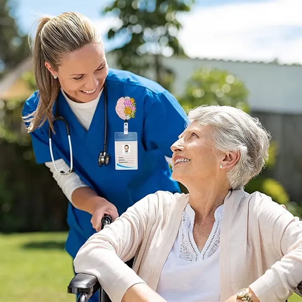 Customized Metal Acrylic Clip Badge Scroll - Customized Metal Acrylic Clip Badge Scroll - Image 5 of 5