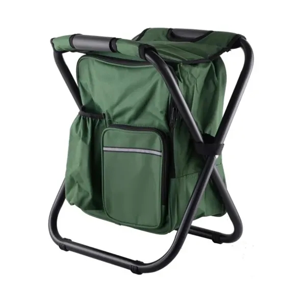 Outdoor Foldable Stool Chair with Cooler Bag  2 in 1 - Outdoor Foldable Stool Chair with Cooler Bag  2 in 1 - Image 6 of 10