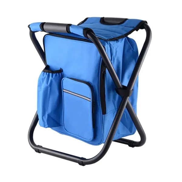 Outdoor Foldable Stool Chair with Cooler Bag  2 in 1 - Outdoor Foldable Stool Chair with Cooler Bag  2 in 1 - Image 7 of 10