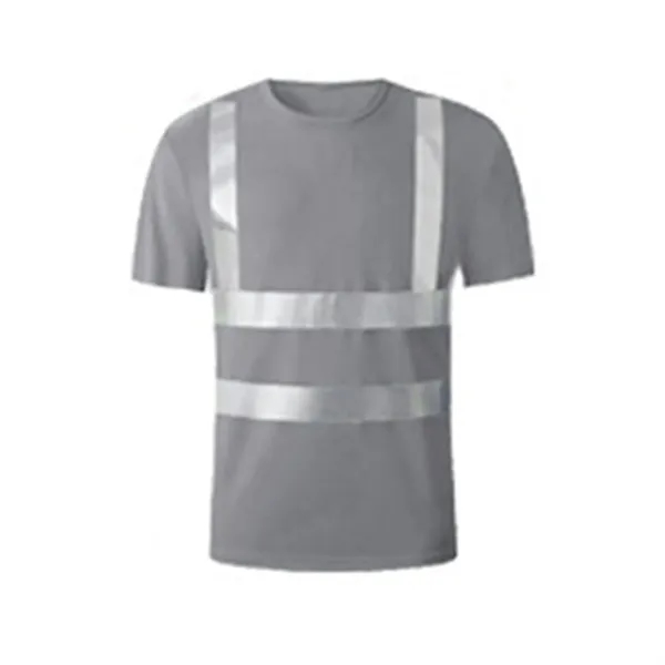 Reflective Workwear Crew Neck Tee - Reflective Workwear Crew Neck Tee - Image 2 of 8
