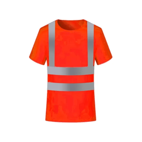 Reflective Workwear Crew Neck Tee - Reflective Workwear Crew Neck Tee - Image 5 of 8