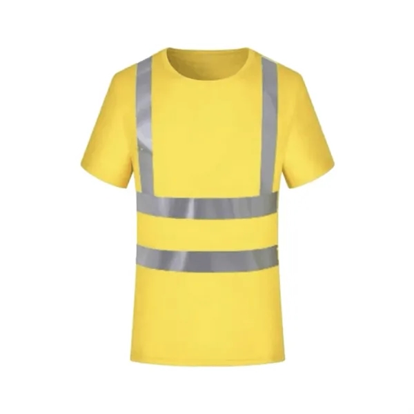 Reflective Workwear Crew Neck Tee - Reflective Workwear Crew Neck Tee - Image 6 of 8