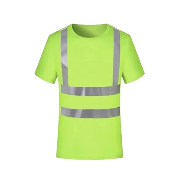 Reflective Workwear Crew Neck Tee - Reflective Workwear Crew Neck Tee - Image 8 of 8