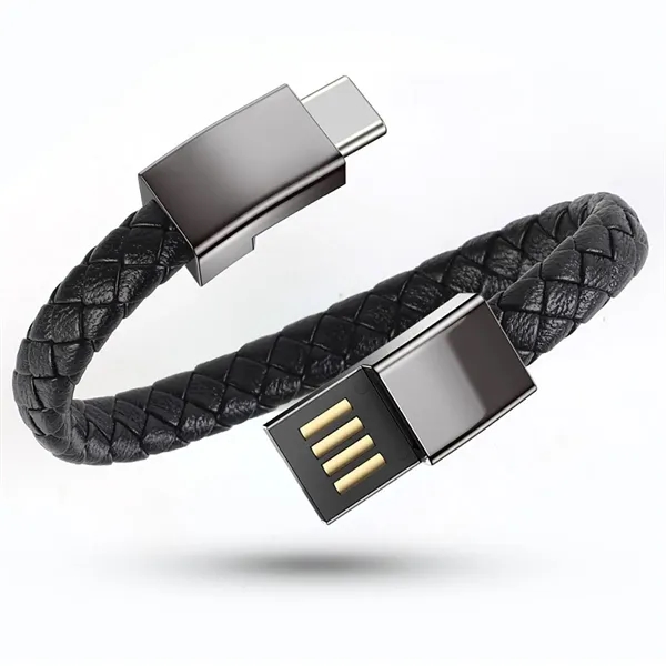 USB Charging Bracelet W/ Alloy Magnetic Clasp - USB Charging Bracelet W/ Alloy Magnetic Clasp - Image 1 of 6