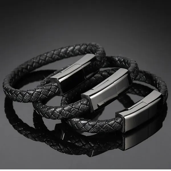 USB Charging Bracelet W/ Alloy Magnetic Clasp - USB Charging Bracelet W/ Alloy Magnetic Clasp - Image 5 of 6
