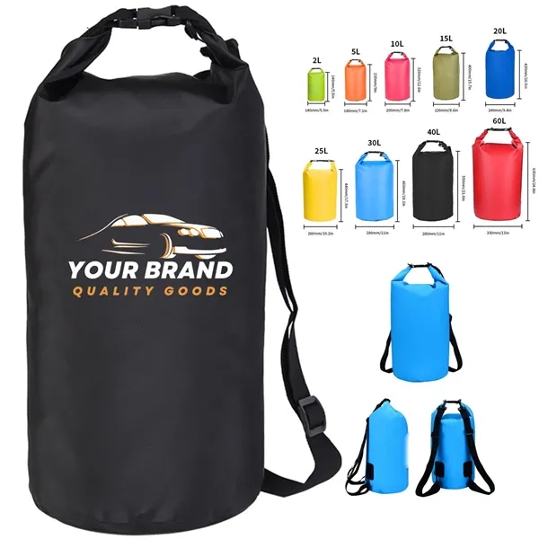 Waterproof Dry Bag W/ Roll Top Closure and Strap - Waterproof Dry Bag W/ Roll Top Closure and Strap - Image 0 of 4