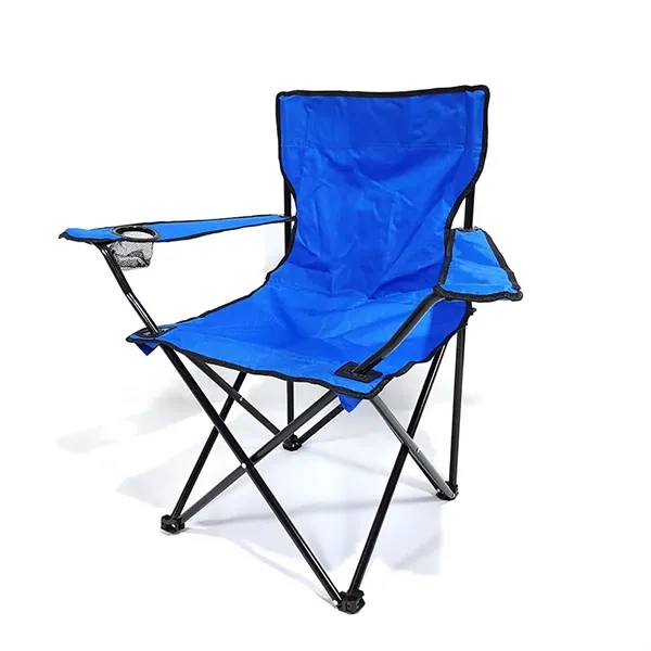Folding Camping Chair W/ Cup Holder and Armrests - Folding Camping Chair W/ Cup Holder and Armrests - Image 4 of 4
