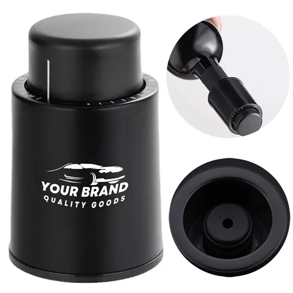 Vacuum Wine Stopper W/ Date Marker for Bottle Sealing - Vacuum Wine Stopper W/ Date Marker for Bottle Sealing - Image 0 of 4