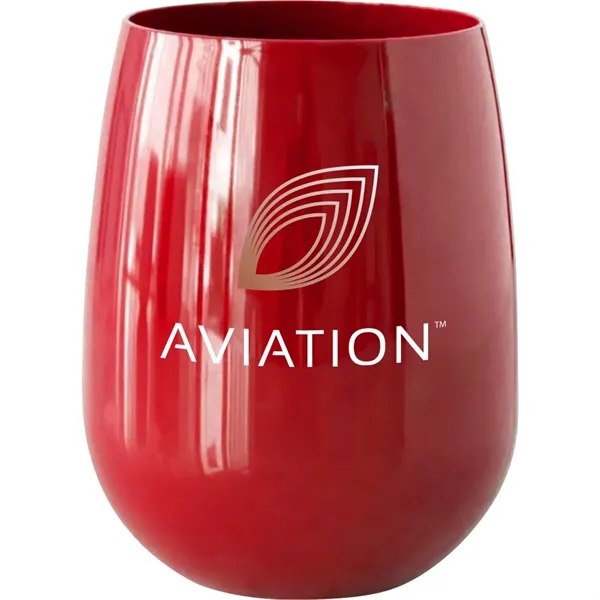 12 oz Colored Stemless Wine Glass - 12 oz Colored Stemless Wine Glass - Image 1 of 9