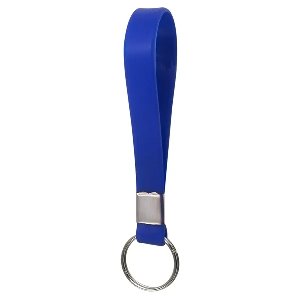 Silicone Wristband with Keychain - Silicone Wristband with Keychain - Image 1 of 6