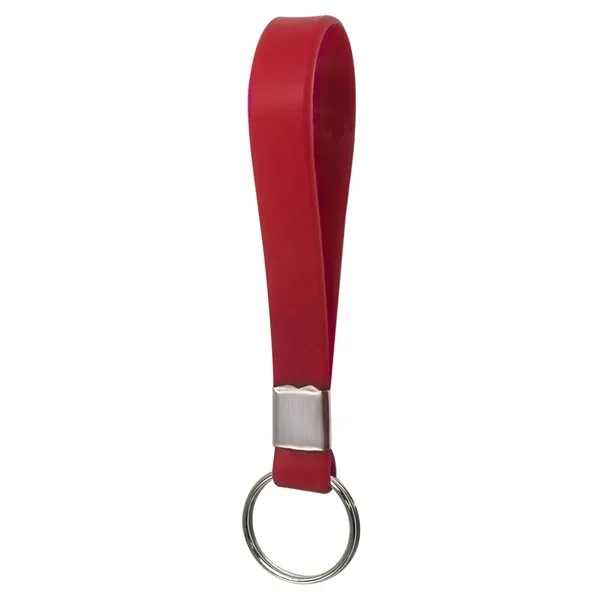 Silicone Wristband with Keychain - Silicone Wristband with Keychain - Image 3 of 6