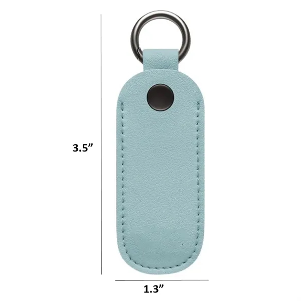 USB Leather Case Keychain - USB Leather Case Keychain - Image 3 of 6