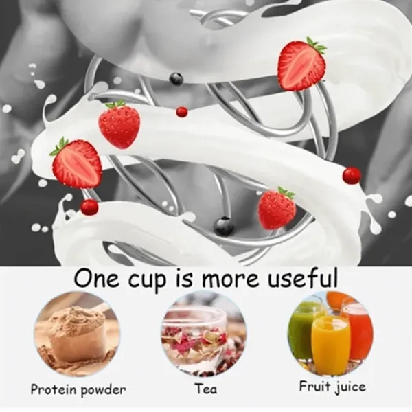 20 oz Blender Shaker Bottles for Protein Mixes - 20 oz Blender Shaker Bottles for Protein Mixes - Image 3 of 4