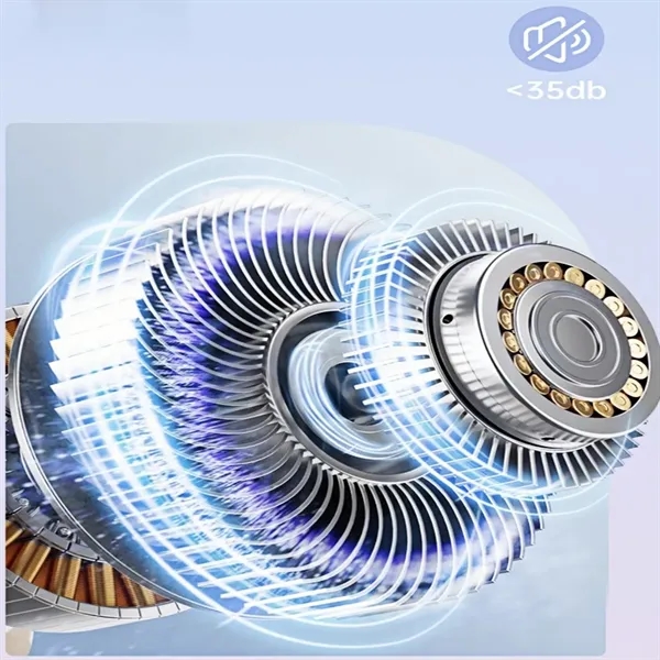 Mini Handheld Foldable Fan Power Bank 3 Speed Soft Blade Rec - Mini Handheld Foldable Fan Power Bank 3 Speed Soft Blade Rec - Image 4 of 4