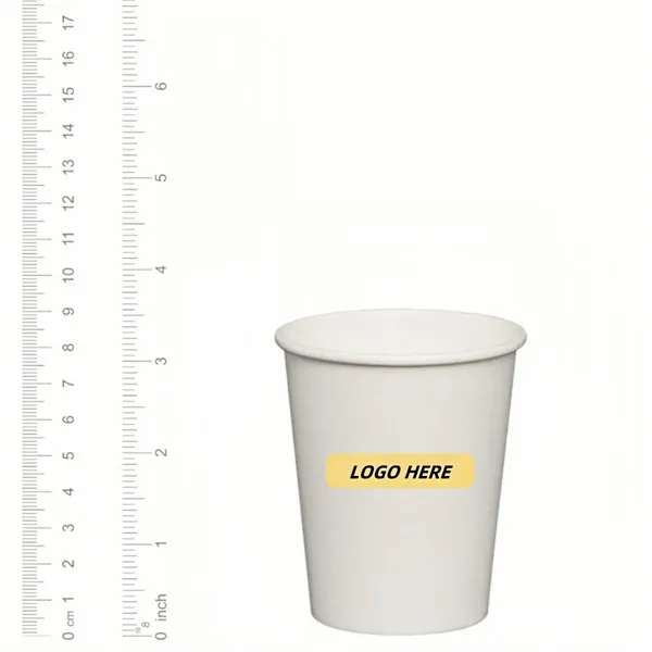8oz Eco Friendly Disposable White Hot Coffee Cups - 8oz Eco Friendly Disposable White Hot Coffee Cups - Image 1 of 4