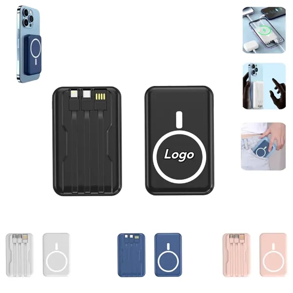 10000 mah Magsafe Magnetic Wireless Power Bank - 10000 mah Magsafe Magnetic Wireless Power Bank - Image 0 of 5