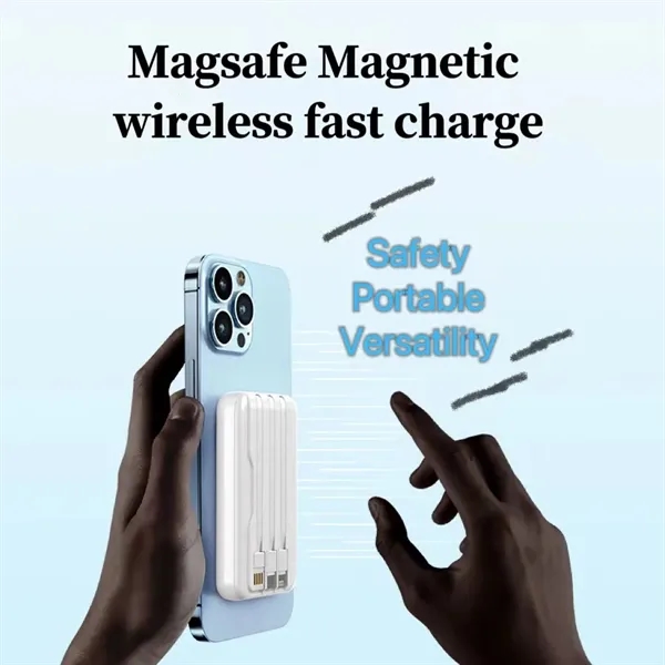 10000 mah Magsafe Magnetic Wireless Power Bank - 10000 mah Magsafe Magnetic Wireless Power Bank - Image 1 of 5