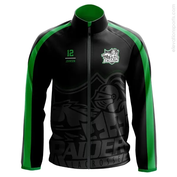 Custom Sublimated Traditional Warmup Track Jacket - Custom Sublimated Traditional Warmup Track Jacket - Image 0 of 3