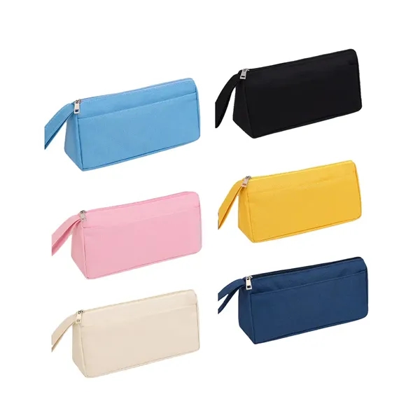 Tough Oxford Student Double-Layer Storage Stationery Bag - Tough Oxford Student Double-Layer Storage Stationery Bag - Image 2 of 2