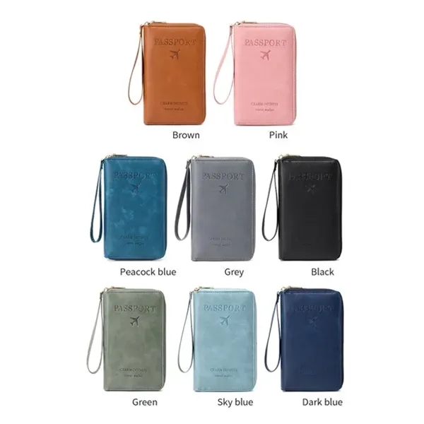PU RFID Passport Holder - PU RFID Passport Holder - Image 0 of 8