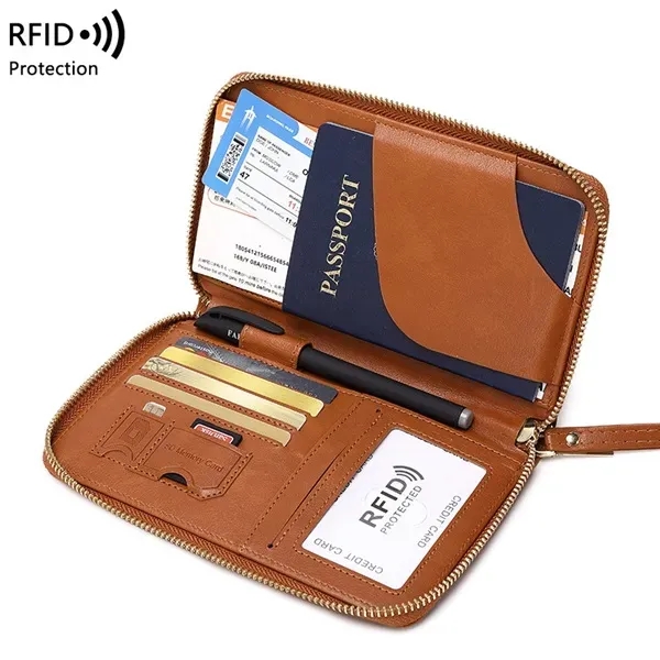 PU RFID Passport Holder - PU RFID Passport Holder - Image 2 of 8