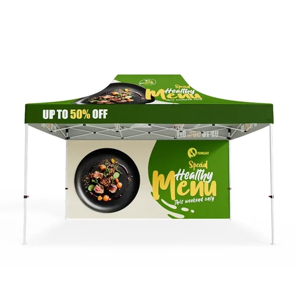 10' x 15' Standard Hex Aluminum Tent - 10' x 15' Standard Hex Aluminum Tent - Image 1 of 3