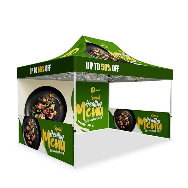 10' x 15' Standard Hex Aluminum Tent - 10' x 15' Standard Hex Aluminum Tent - Image 2 of 3