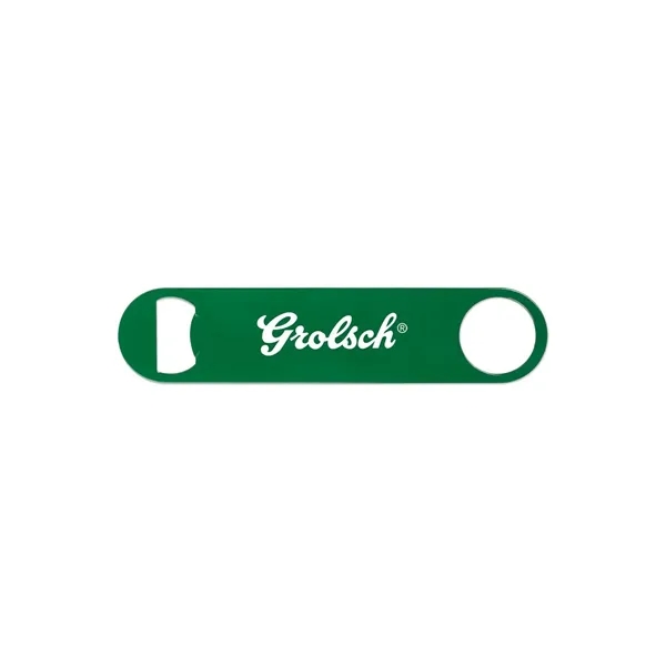 Paddle Style Powder Coated Steel Bottle Opener