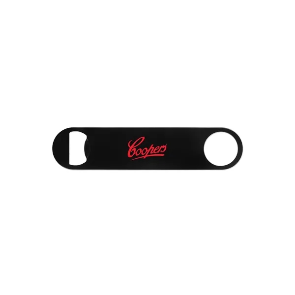 Paddle Style Powder Coated Steel Bottle Opener
