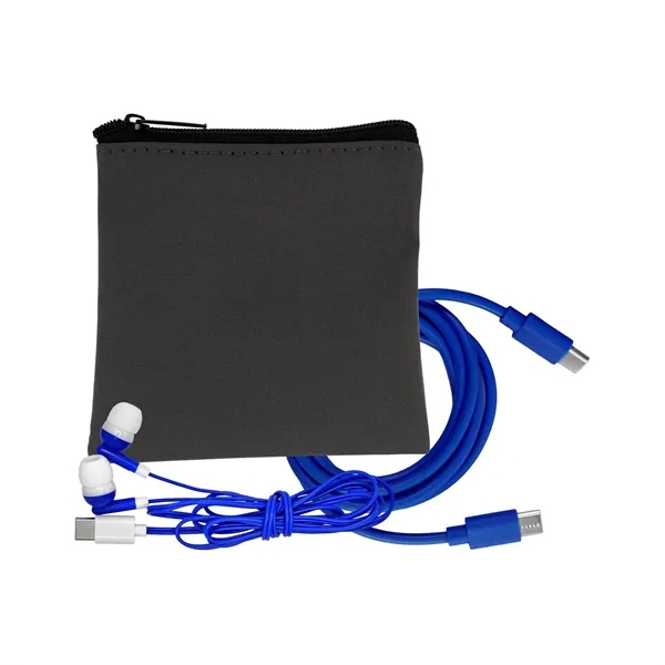 Gray Executive C to C Cable & Ear Bud Set - Gray Executive C to C Cable & Ear Bud Set - Image 4 of 18