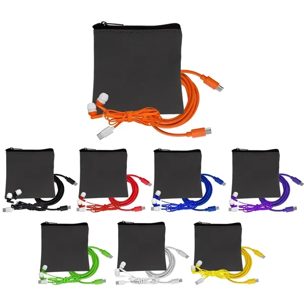 Gray Executive C to C Cable & Ear Bud Set - Gray Executive C to C Cable & Ear Bud Set - Image 5 of 18