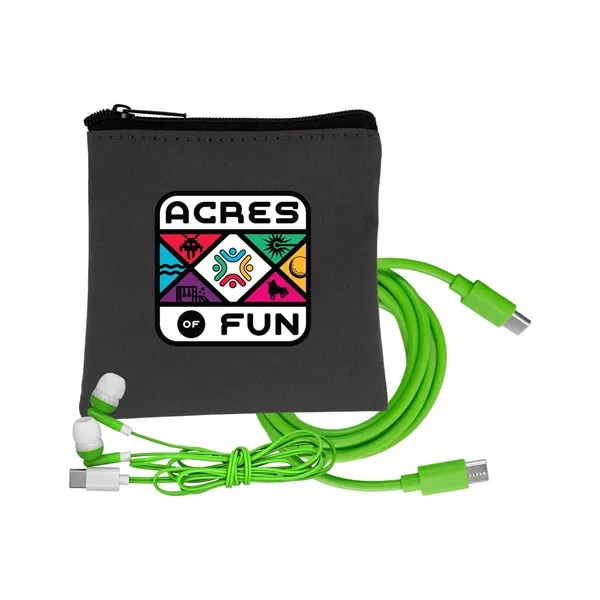 Gray Executive C to C Cable & Ear Bud Set - Gray Executive C to C Cable & Ear Bud Set - Image 6 of 18