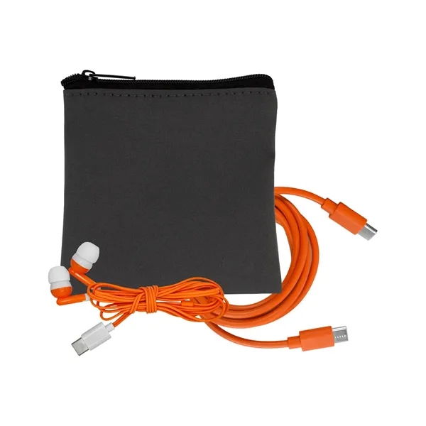 Gray Executive C to C Cable & Ear Bud Set - Gray Executive C to C Cable & Ear Bud Set - Image 9 of 18