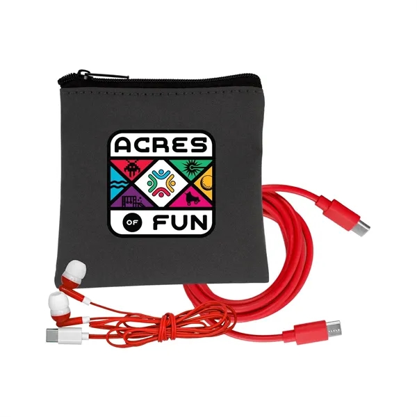 Gray Executive C to C Cable & Ear Bud Set - Gray Executive C to C Cable & Ear Bud Set - Image 12 of 18