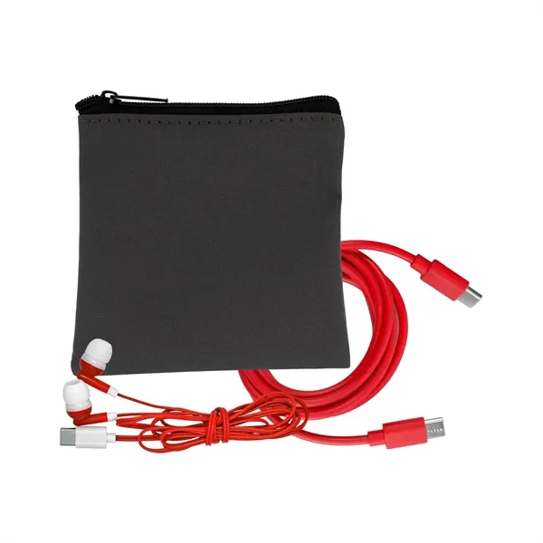 Gray Executive C to C Cable & Ear Bud Set - Gray Executive C to C Cable & Ear Bud Set - Image 13 of 18