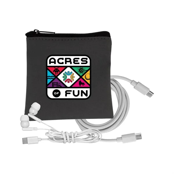 Gray Executive C to C Cable & Ear Bud Set - Gray Executive C to C Cable & Ear Bud Set - Image 14 of 18