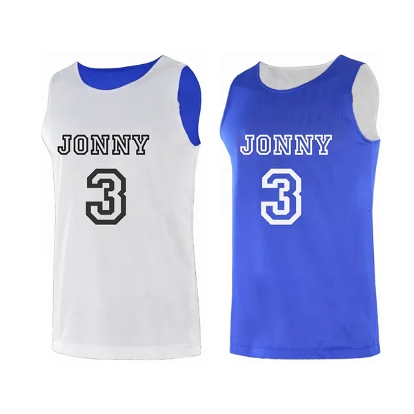 Reversible Personalized Basketball Jersey - Reversible Personalized Basketball Jersey - Image 1 of 10