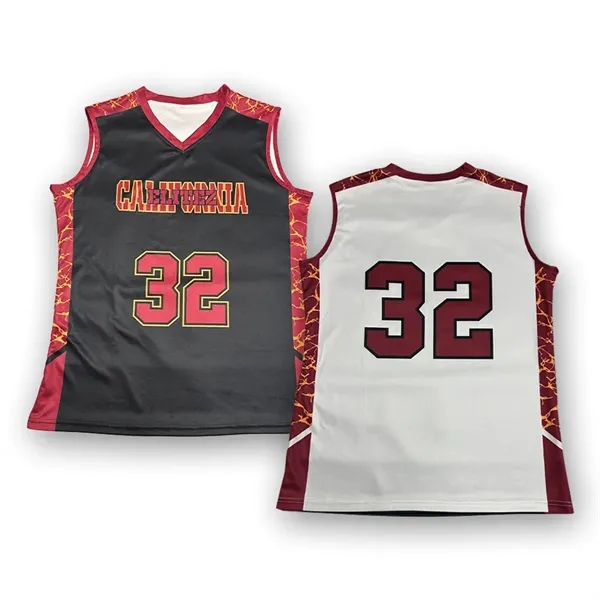 Reversible Personalized Basketball Jersey - Reversible Personalized Basketball Jersey - Image 2 of 10