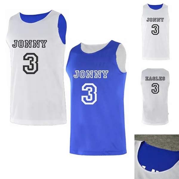 Reversible Personalized Basketball Jersey - Reversible Personalized Basketball Jersey - Image 4 of 10