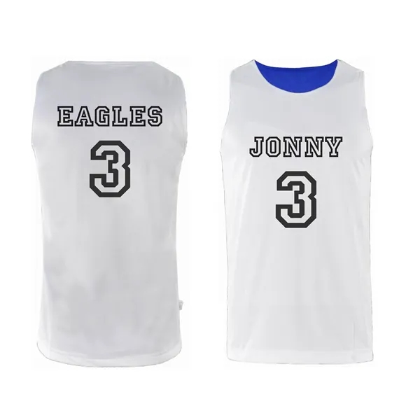 Reversible Personalized Basketball Jersey - Reversible Personalized Basketball Jersey - Image 6 of 10