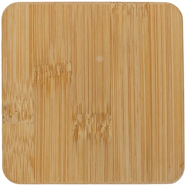 4pcs Bamboo Coaster Set - 4pcs Bamboo Coaster Set - Image 2 of 2