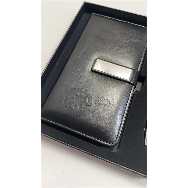 Penote - Luxury Leatherette A6 Notebook and Pen Gift Set - Penote - Luxury Leatherette A6 Notebook and Pen Gift Set - Image 6 of 10