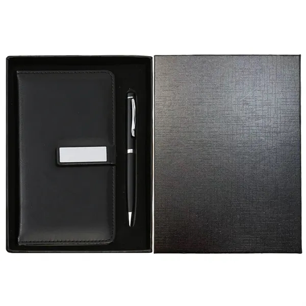 Penote - Luxury Leatherette A6 Notebook and Pen Gift Set - Penote - Luxury Leatherette A6 Notebook and Pen Gift Set - Image 8 of 10