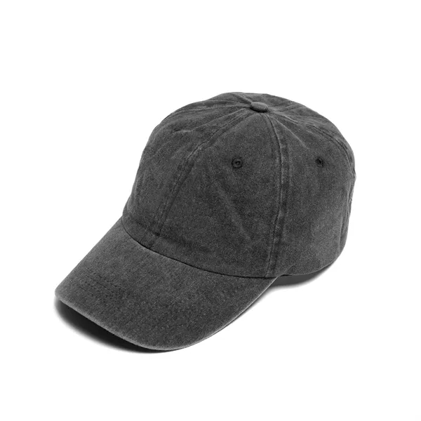 Buckle Strap Denim Cotton Baseball Cap - Buckle Strap Denim Cotton Baseball Cap - Image 8 of 15