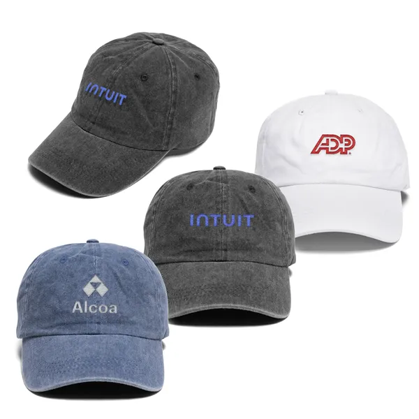 Buckle Strap Denim Cotton Baseball Cap - Buckle Strap Denim Cotton Baseball Cap - Image 0 of 15
