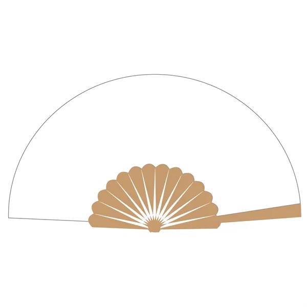LOUD Clack Satin & Bamboo Hand Fan 13" x 25" - LOUD Clack Satin & Bamboo Hand Fan 13" x 25" - Image 23 of 25