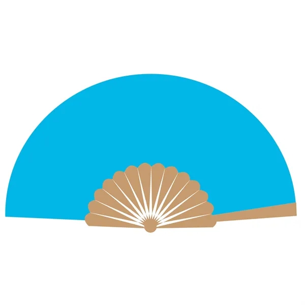 LOUD Clack Satin & Bamboo Hand Fan 13" x 25" - LOUD Clack Satin & Bamboo Hand Fan 13" x 25" - Image 24 of 25