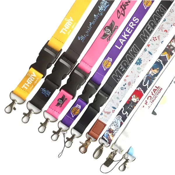 Custom 5/8" Polyester Lanyard - Full Color - Custom 5/8" Polyester Lanyard - Full Color - Image 1 of 22