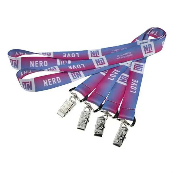 Custom 5/8" Polyester Lanyard - Full Color - Custom 5/8" Polyester Lanyard - Full Color - Image 3 of 22